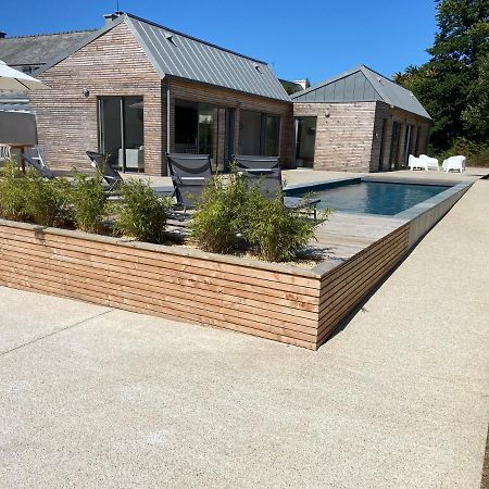 Magnifique villa avec piscine, à 5 min des plages Landunvez Exterior foto