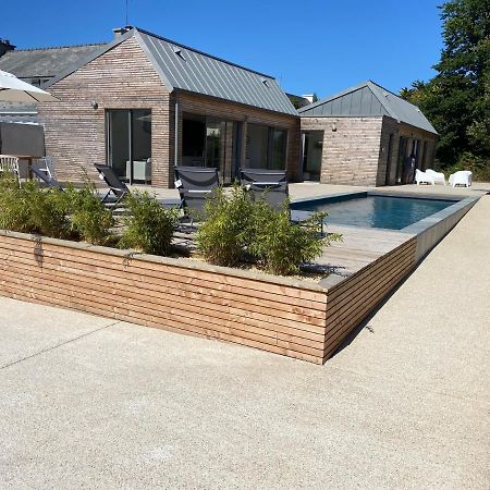 Magnifique villa avec piscine, à 5 min des plages Landunvez Exterior foto