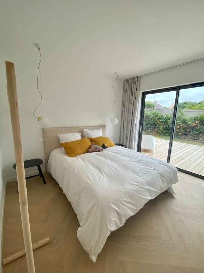 Magnifique villa avec piscine, à 5 min des plages Landunvez Exterior foto
